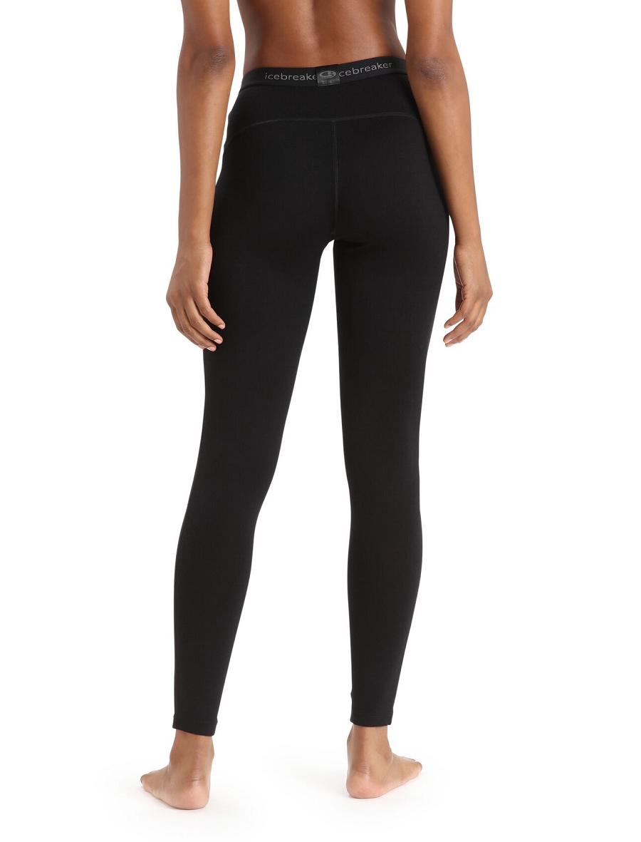 Base Layers Icebreaker Merino 260 Tech Thermal Leggings Femme Noir | FR 1925BEXC